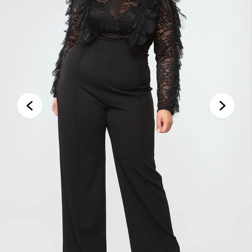 Elegant Black Lace Jumpsuit